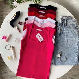 تصویر تاپ یقه خشتی 