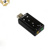 تصویر کارت صدا USB مدل D-NET 7.1 Channel 