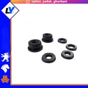 تصویر لوازم پمپ ترمز پراید (همراه لاستیک پایه مخزن ) اماتا صمد 