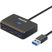 تصویر هاب 4 پورت USB3.0 فیلیپس مدل SWR5001/93-1 
