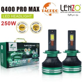 تصویر هدلایت لنزو Q400 PRO MAX پایه H4 