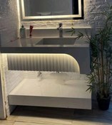 تصویر روشویی سرامیکی سنگی - در طرحها ورنگهای مختلف0 