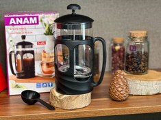 تصویر لیوان دمنوش فرنچ پرس برند استارباکس ۶۰۰ میل و۳۵۰ میل پیمانه دار - ۳۵۰ میل کوچک 