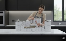 تصویر سرویس آشپز خانه 