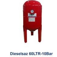 تصویر منبع تحت فشار 60 لیتری 10 بار درجه دار دیزل ساز مدل Dieselsaz 60LTR-G 