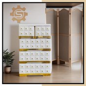 تصویر دراور پلاستیکی ۸ کشو سایز بزرگ مدل 734 