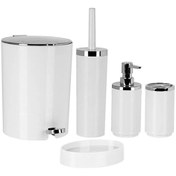 تصویر ست بهداشتی تایتان کروم - سفید 