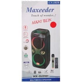 تصویر اسپیکر حرفه ای مکسیدر Maxeeder | مدل CN1010 | با میکروفن 