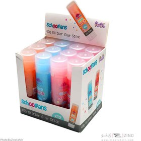 تصویر چسب ماتیکی40گرمی اکلیلی اسکول فنز کد92704- یک بسته 12 تایی (فروش عمده) 