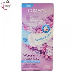 تصویر نوار 12 عددی موبر کامان برای پوستهای حساس (Comeon Sensitive Skin Waxing 12Pcs)