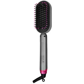 تصویر برس حرارتی مدل 10248 دی اس پی نقره ای DSP Straightener Brush 10248