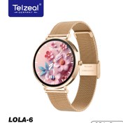 تصویر ساعت هوشمند تلزیل مدل Lola6 زنانه با نمایشگر AMOLED دایره ای 
