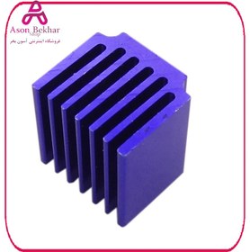 تصویر هیت سینک آلومینیومی 15*14 میلیمتر ارتفاع 13 میلیمتر 14*15*13mm aluminium heatsink