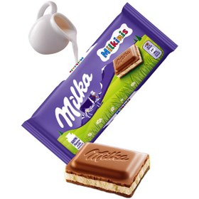 تصویر شکلات میلکی نیز میلکا 100 گرمMilka 00312