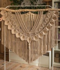 تصویر دیوارکوب مکرومه طرح شیدا مدل ۱۲۸۸ 