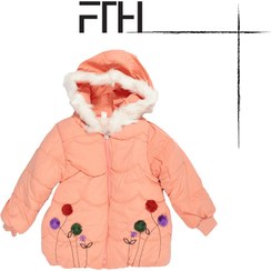 تصویر کاپشن بچگانه | 1190-03 - رنگ: صورتی - سایز کاپشن بچگانه: S 