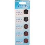 تصویر باتری سکه ای وریتی مدل CR2025 تک عددی 