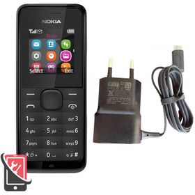 تصویر شارژر اصلی گوشی نوکیا Nokia 105 Original Travel Charger Nokia 105 2017 - AC-18E