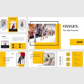 تصویر قالب پاورپوینتOxygen 