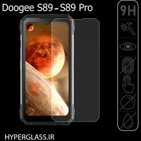 تصویر گلس اورجینال محافظ صفحه نمایش گوشی دوجی Doogee S89 