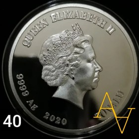 تصویر سکه ی یادبود ملکه الیزابت کد : 40 
