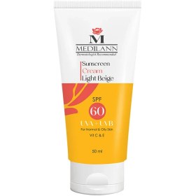 تصویر کرم ضد آفتاب SPF60 مدیلن 