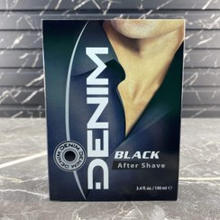 تصویر افترشیو بلک دنیم Denim Black حجم 100 میل Denim Black aftershave, volume 100 ml