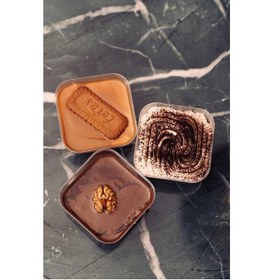 تصویر ظرف دسری ونوس مدل تیرامیسو ۲۵ عددی ۲۰۰ سی سی 