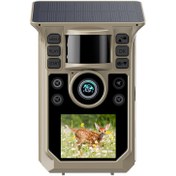 تصویر دوربین تله‌ای Hiicam FK60 با پنل خورشیدی 