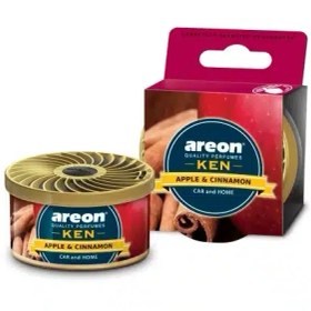 تصویر خوشبوکننده کنسروی آرئون AREON سری KEN رایحه سیب دارچین Apple Cinnamon 