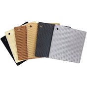 تصویر زیر دیگی مربع طرح وافل WS کد 78 