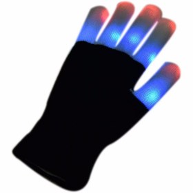 تصویر دستکش با انگشتی LED 