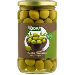 تصویر زیتون هورا مدل اعلا با هسته ۵۰۰ گرم Hora olives, premium model, unbroken, 500 grams