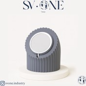 تصویر هولدر شارژر مگ‌سیف موبایل SV.ONE | پایه نگهدارنده پرینت سه‌بعدی مگ‌سیف آیفون با طراحی مینیمال - موکا SV.ONE MagSafe Phone Stand | 3D Printed Minimal MagSafe iPhone Charger Holder