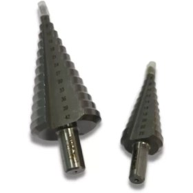 تصویر مته کاجی HSS-E سایز 20-4 میلیمتر برند ولف Wolf 4-20mm HSS-E step drill bit