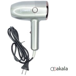 تصویر سشوار مسافرتی کیمی مدل KM6835 با توان ۱۸۰۰ وات 