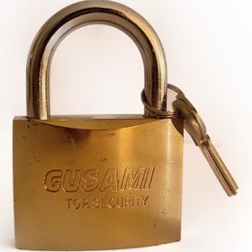 تصویر قفل آویز طلایی سایز 75 