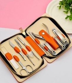 تصویر ست مانیکور کویین – ست کامل ناخن‌گیر حرفه‌ای ۱۰ تکه 