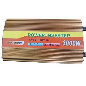 تصویر مبدل برق اینورتر خودرو مدل SAA-3000A SAA-3000A car inverter power converter 3000 watt