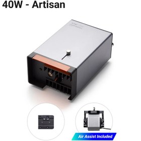 تصویر ماژول لیزر 40 وات با کمک هوا اسنپ میکر مدل 40W LASER MODULE WITH AIR ASSIST برند SNAPMAKER 