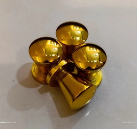 تصویر دستگیره تک پیچ مخروطی سایز بزرگ - مشکی 