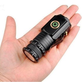 تصویر مینی چراغ قوه پلیسی زینگارو مدل T350 Mini police flashlight Zingaro T350 model