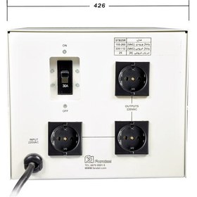 تصویر استابلایزر تکفاز 6 کاوا فاراتل مدل STB25R Single-phase stabilizer 6 KVA Faratel model STB25R