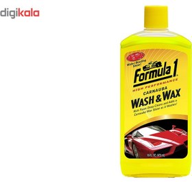 تصویر شامپو شست و شو خودرو فرمول وان مدل Wash And Wax 652815 - حجم 473 میلی لیتر 