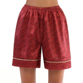 تصویر شلوارک بیسیک زرشکی 