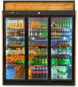 تصویر یخچال ویترینی مدل زمرد 