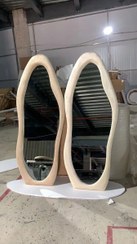 تصویر آینه قدی دفرمه پاپیه ماشه طرح پینترستی - ۱۶۰×۶۰ 