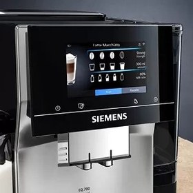 تصویر اسپرسوساز تمام اتوماتیک زیمنس آلمان مدل TQ703R07 سری EQ.7 نقره ای Siemens TQ703R07 EQ.7 Full Automatic Espresso Machine, Silver