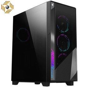 تصویر کیس کامپیوتر گیگابایت مدل GIGABYTE AORUS C500 GLASS Gigabyte AORUS C500 GLASS Mid Tower Computer CASE