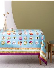 تصویر رومیزی چند رنگ سفره پائولینا 150X200 سانتی متر رنگی Madame Coco 